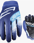 FIVE XR-Lite Full Finger Gloves - Stripes Blue