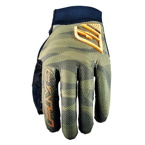 FIVE XR-PRO Full Finger Gloves - Camo Khaki