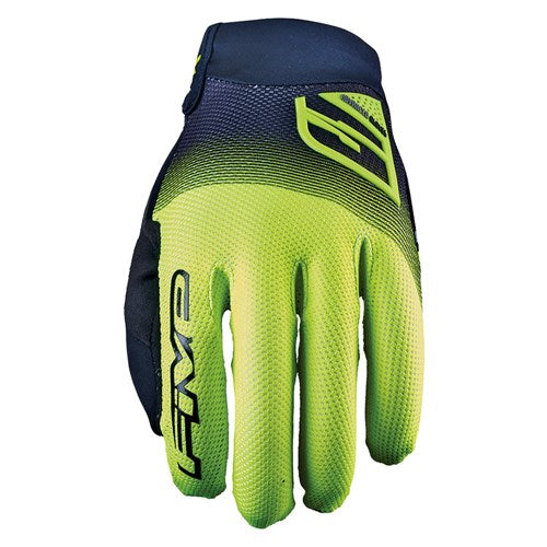 FIVE XR-Pro Full Finger Gloves - Black/Fluro Yellow