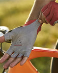 FIVE RC-Pro Half Finger Gloves - Red