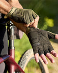 FIVE RC-Trail Gel Half Finger Gloves - Khaki