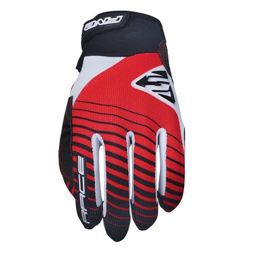FIVE Race BMX Kid Full Finger - Red
