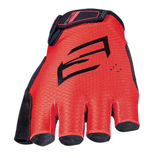 FIVE RC3 Gel Half Finger Gloves - Red