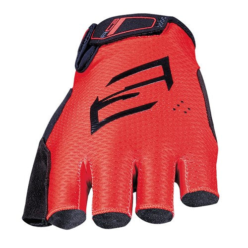 FIVE RC3 Gel Half Finger Gloves - Red