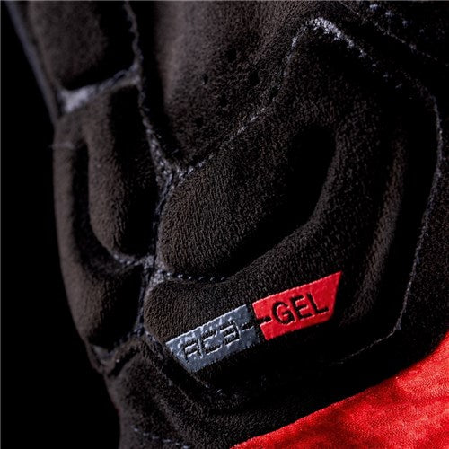 FIVE RC3 Gel Half Finger Gloves - Red