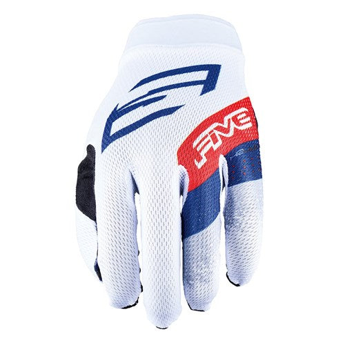 FIVE XR-Lite Full Finger Gloves - Stripes White