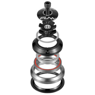 FUNN Descend Integral Headset IS 41/28.6 And IS 52/40 With Top Cap - Black