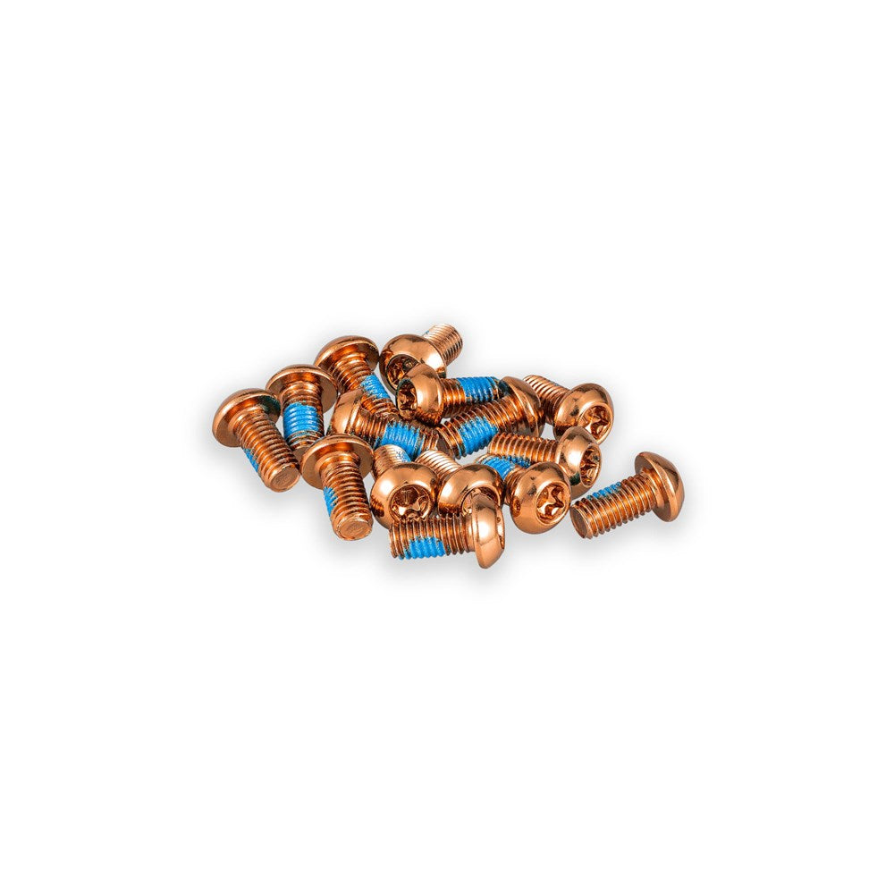 FUNN Disc Rotor Bolts 10mm M5 15 Piece Pack - Orange