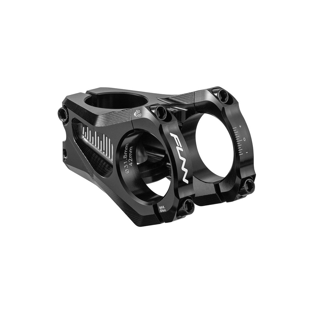 FUNN Equalizer Zero Stem 31.8mm Clamp 42mm Length - Black