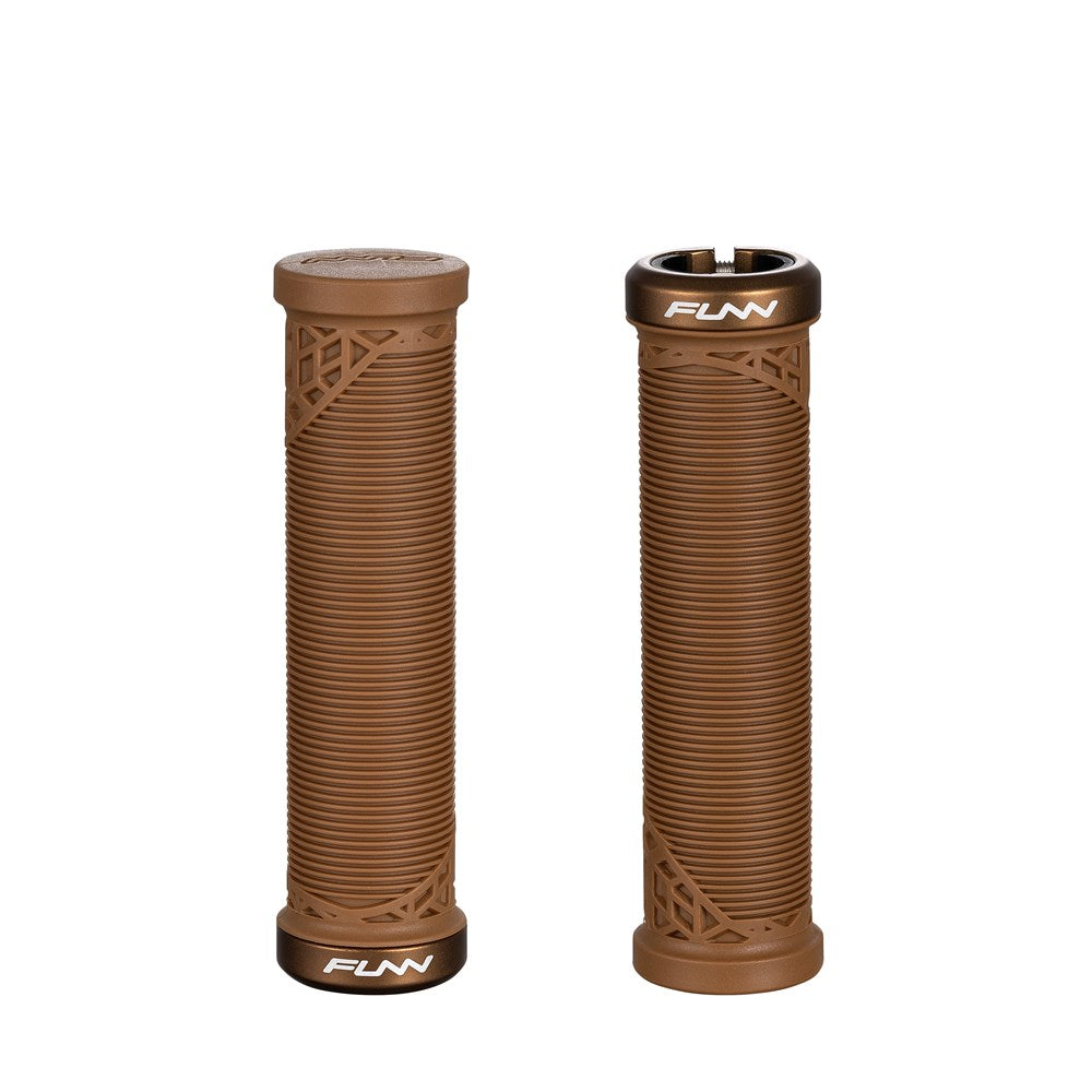 FUNN Hilt Junior Lock-On Grips - Brown