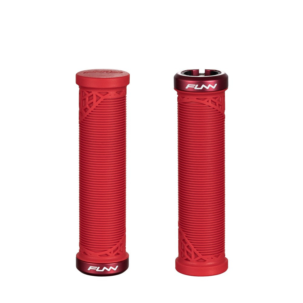 FUNN Hilt Junior Lock-On Grips - Red