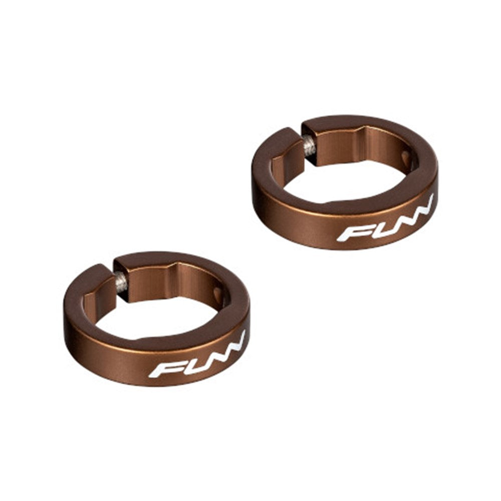 FUNN Grip Clamping Lock Rings Hilt/Holeshot - Brown