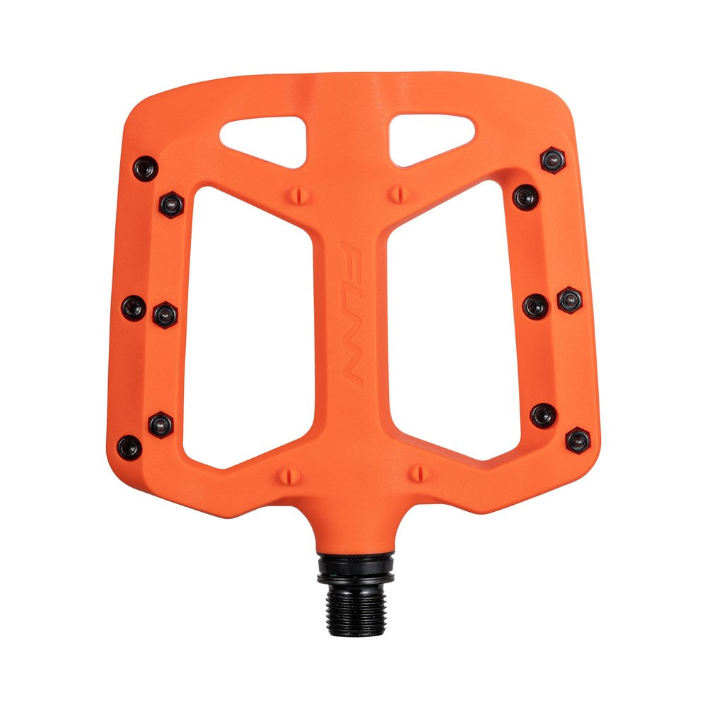 FUNN Taipan Large Flat MTB Pedals With Composite Platform - Orange