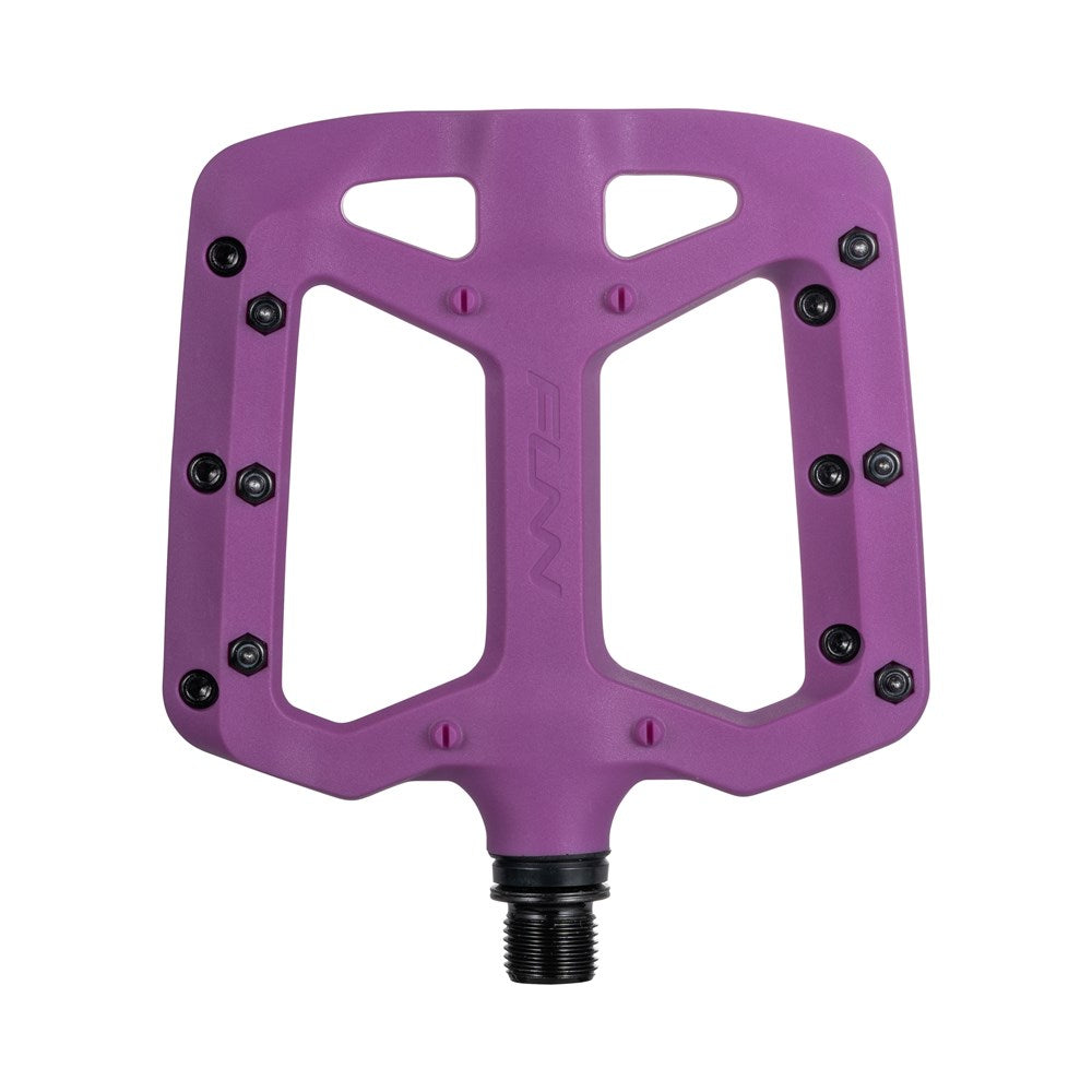FUNN Taipan Large Flat MTB Pedals With Composite Platform - Purple