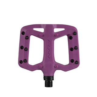 FUNN Taipan S Junior Flat MTB Pedals With Composite Platform - Purple