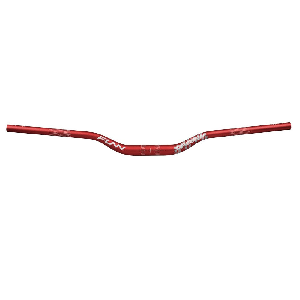 FUNN Upturn High Riser Handlebar 35mm Diameter 800mm Width 55mm Rise - Red