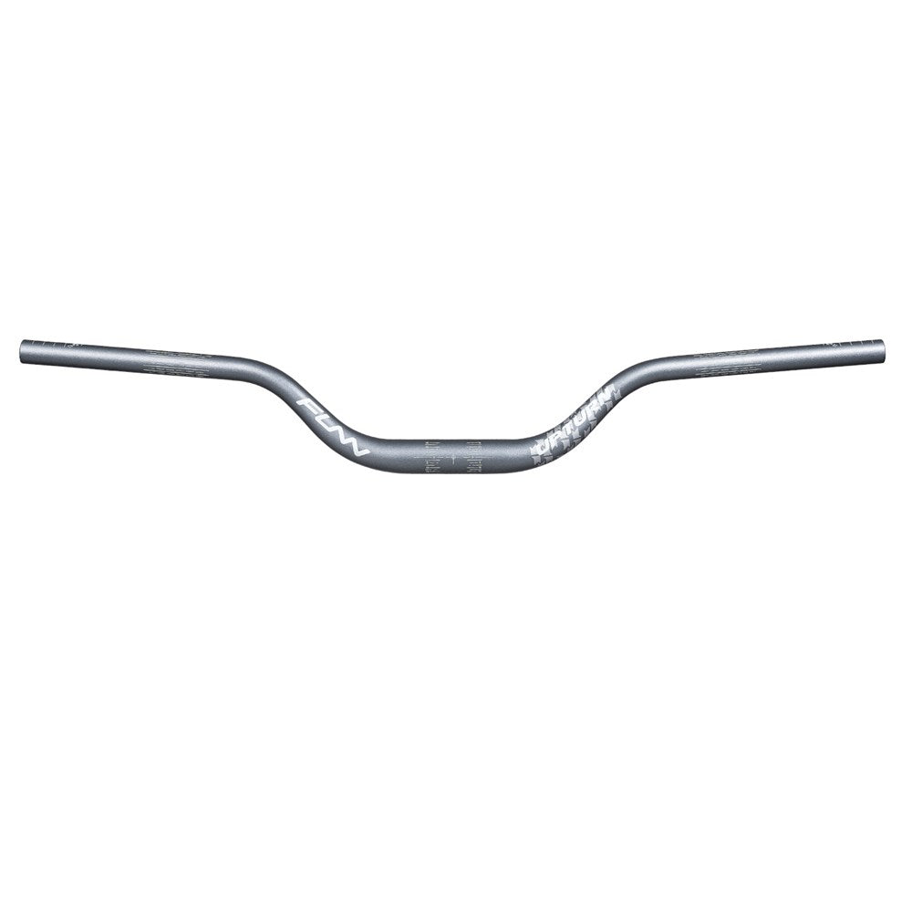 FUNN Upturn High Riser Handlebar 31.5mm Diameter 785mm Width 75mm Rise - Grey