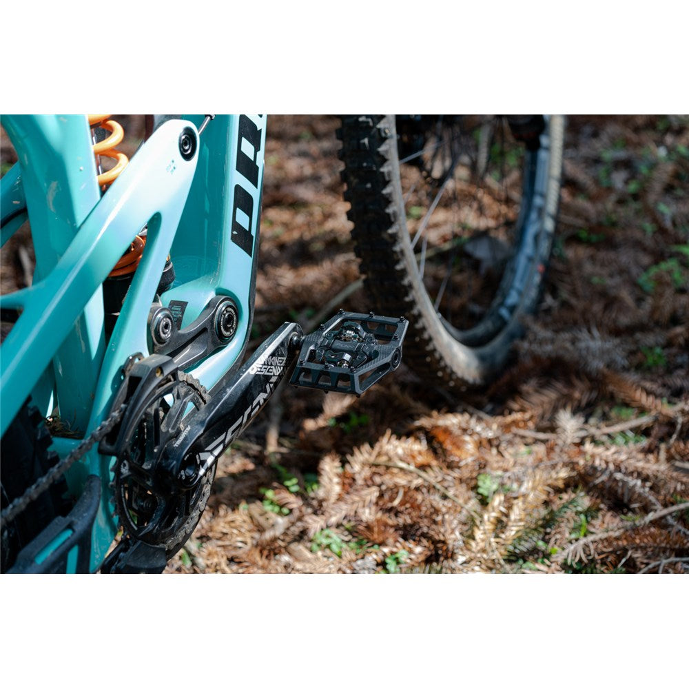 FUNN Ripper V2 Enduro MTB SPD Single Sided Clipless Pedal Pair - Black