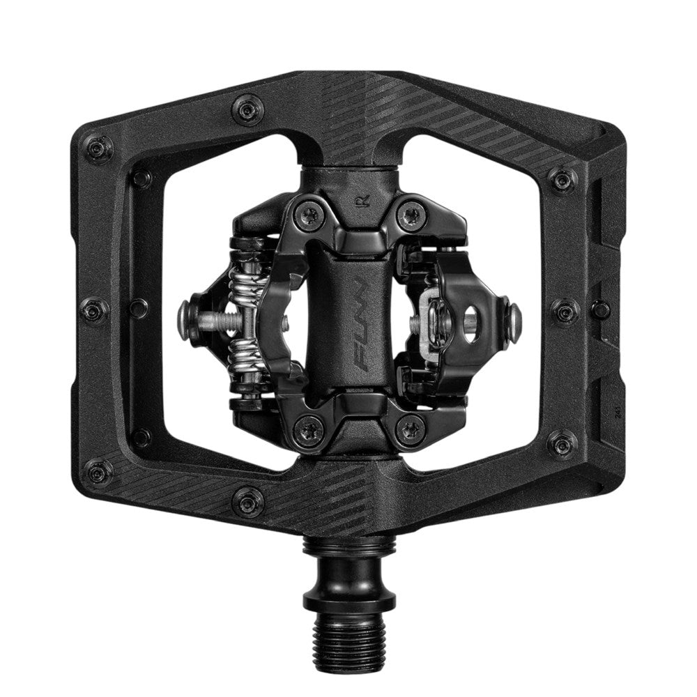 FUNN Ripper V2 Enduro MTB SPD Double Sided Clipless Pedal Pair - Black