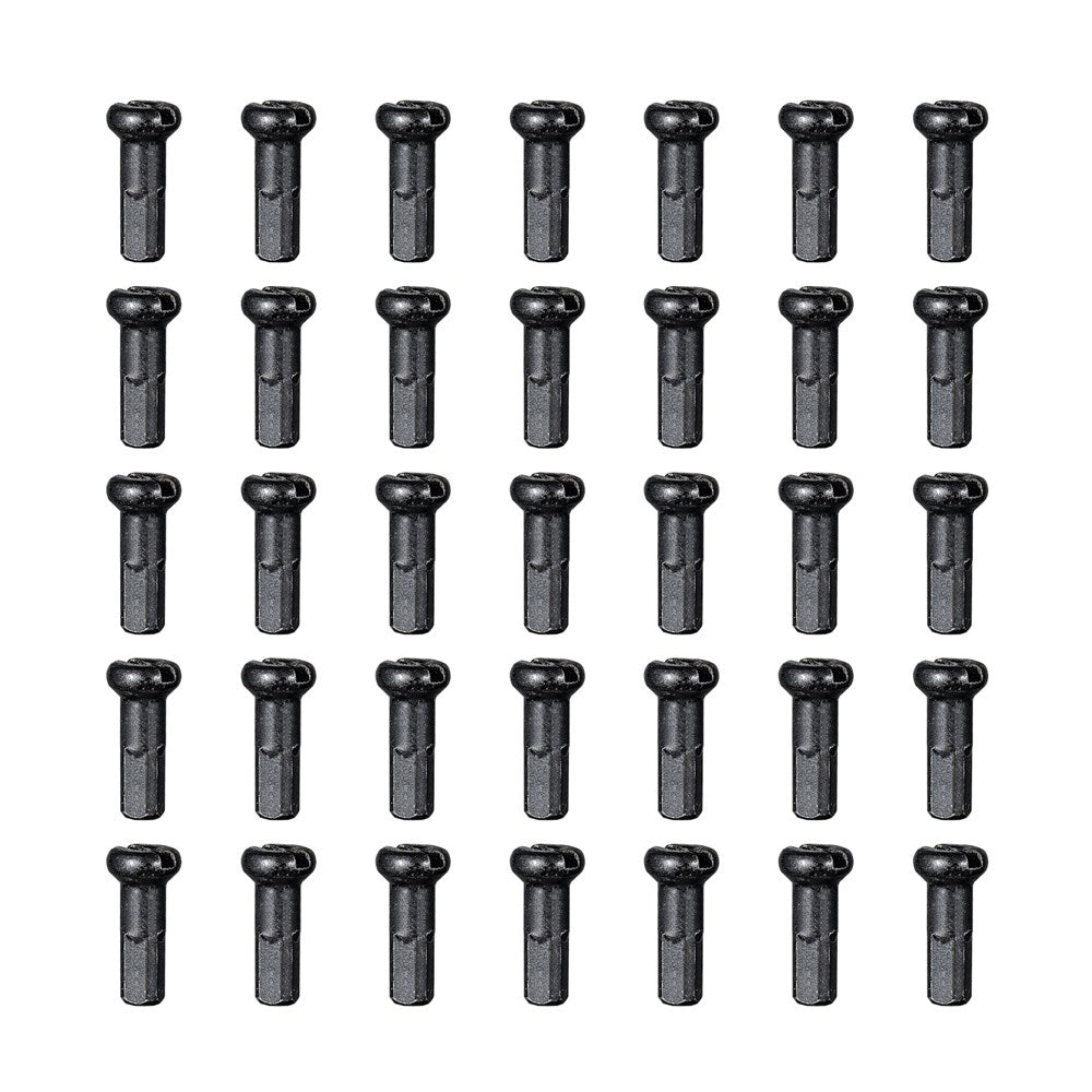 FUNN Brass Spoke Nipples 14mm 36 Pack - Black