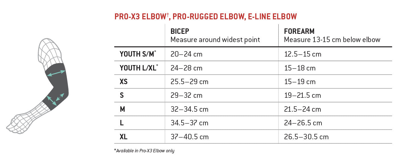 G-Form Youth Pro-X3 Elbow Guard - Black