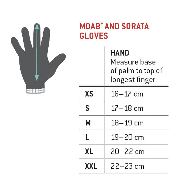 G-Form Moab Trail Glove - Grey/Sunburst