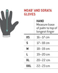 G-Form Moab Trail Glove - Grey/Sunburst