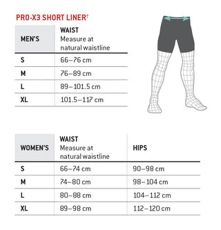 G-Form Pro-X3 Bike Shorts Liner - Black