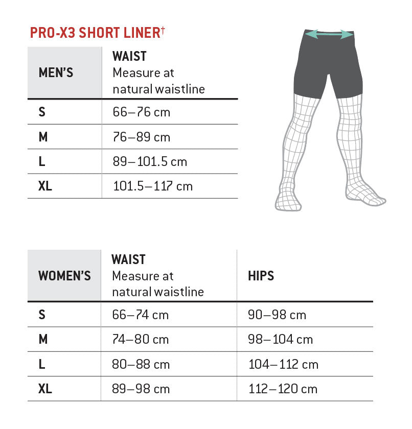 G-Form Women's Pro-X3 Bike Shorts Liner - Black