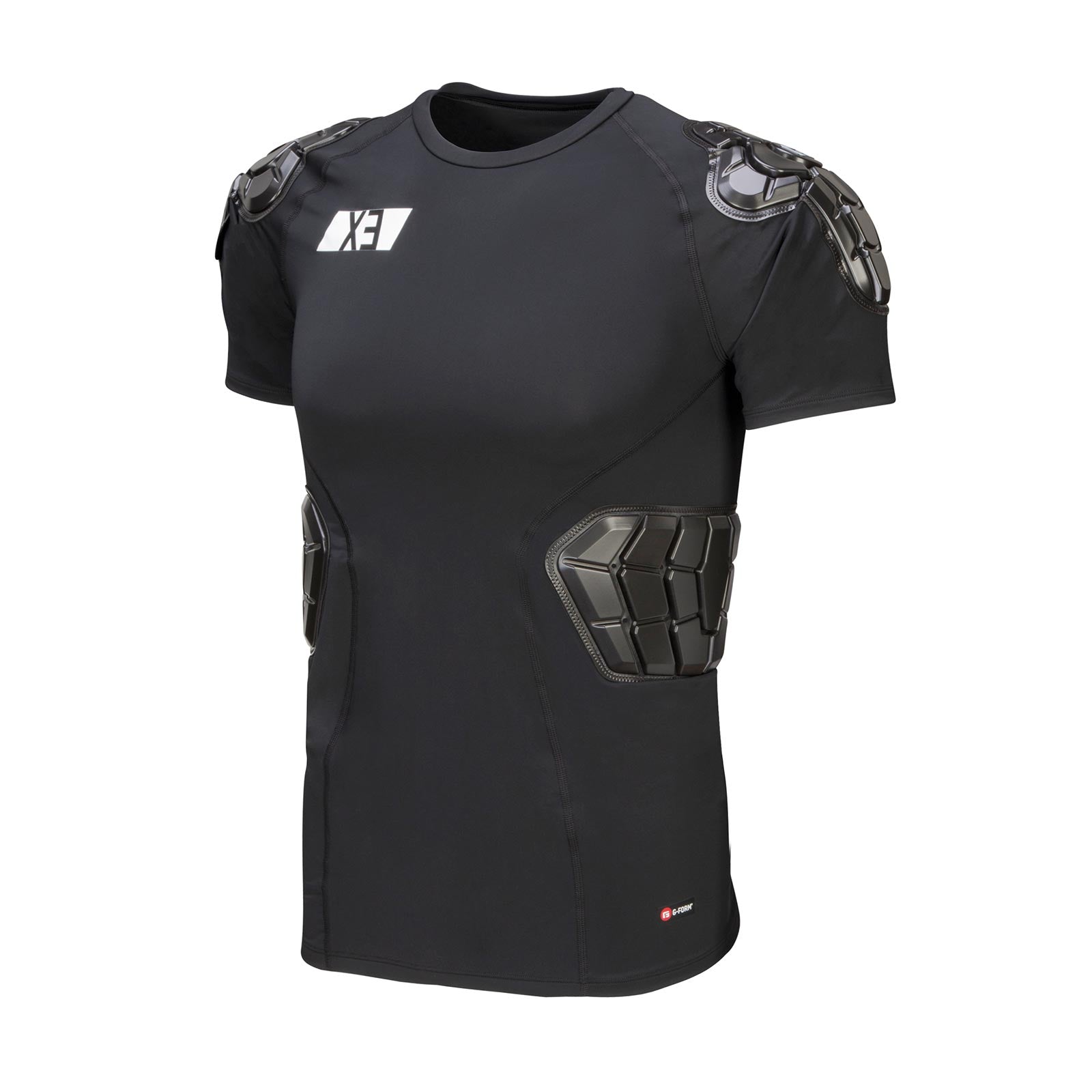 G-Form Pro-X3 Short Sleeve Shirt - Black/Black