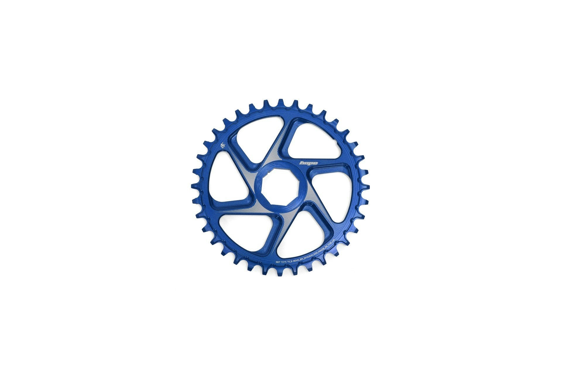 Hope R22 E-Bike Chainring Brose - 36 Teeth Blue