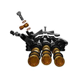 Hope Evo V6TI Mono Edition Set 220/200mm Braided