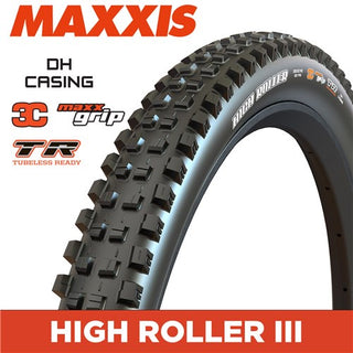 MAXXIS High Roller III- 27.5 X 2.40 Folding 2x60TPI DH 23C MaxxGrip TR