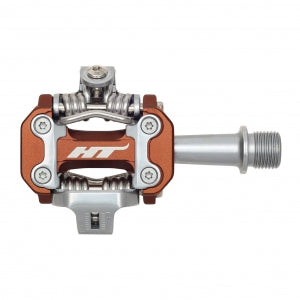 HT M2 Pedals (Alloy/CNC CRMO) - Root Beer