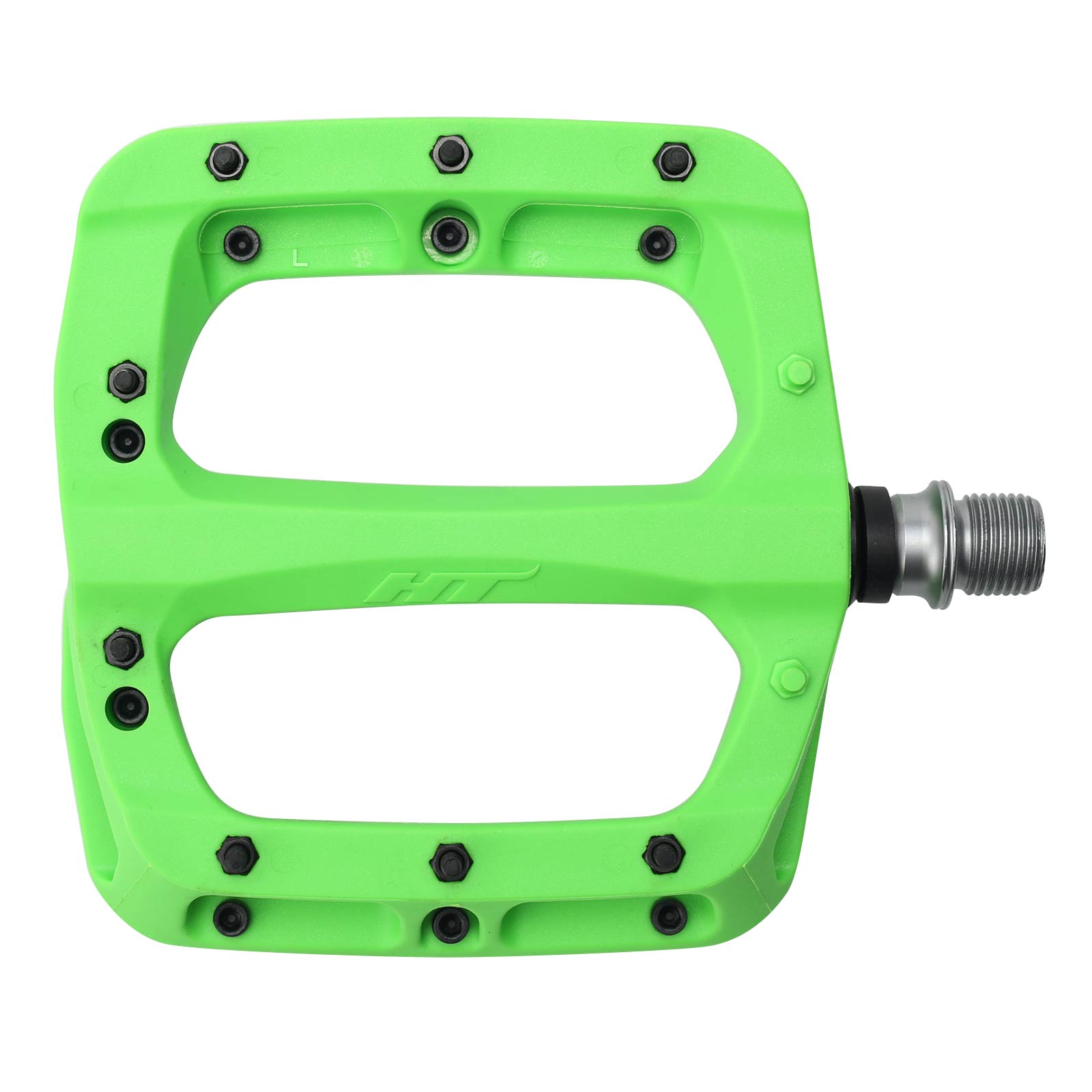HT PA03A Pedals (Nylon/CNC CRMO) - Green