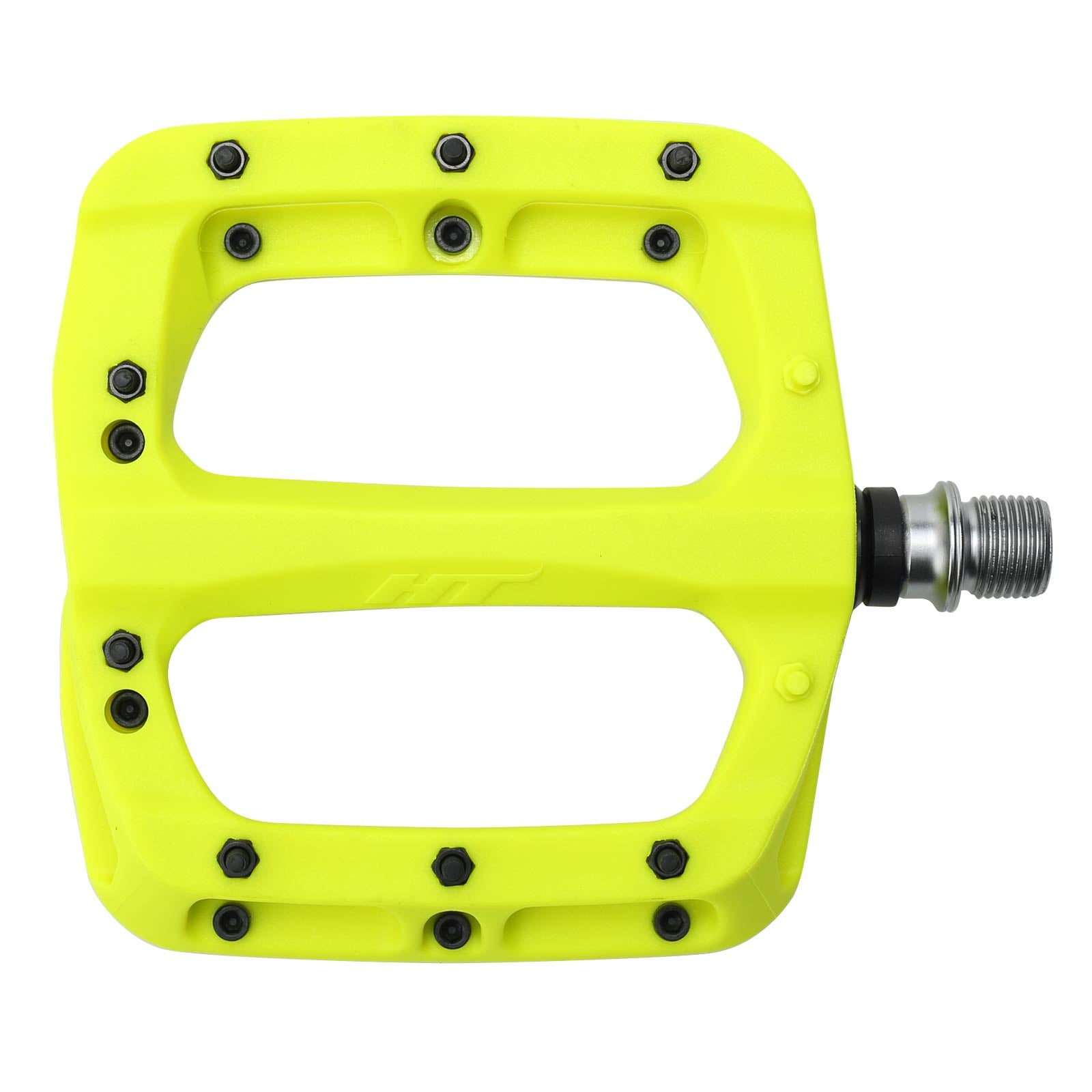 HT PA03A Pedals (Nylon/CNC CRMO) - Neon Yellow