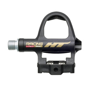 HT PK02 Clipless Road Pedals (Inj Carbon Comp/CNC CRMO) - Black