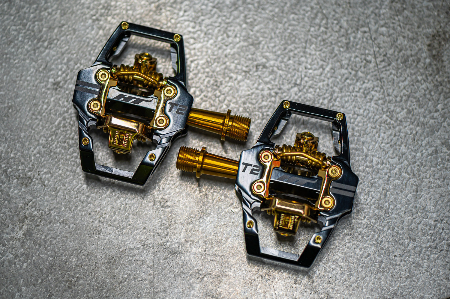 HT T2T Pedals - Stealth Gold Limited Edition