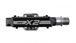 HT X2 Clipless BMX Pedals (Alloy/CNC CRMO) - Black