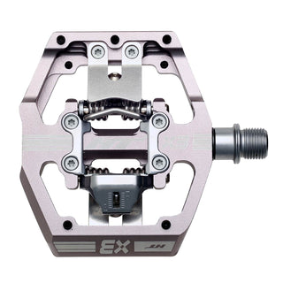 HT X3 Clipless MTB Pedals (Alloy/CNC CRMO) - Grey