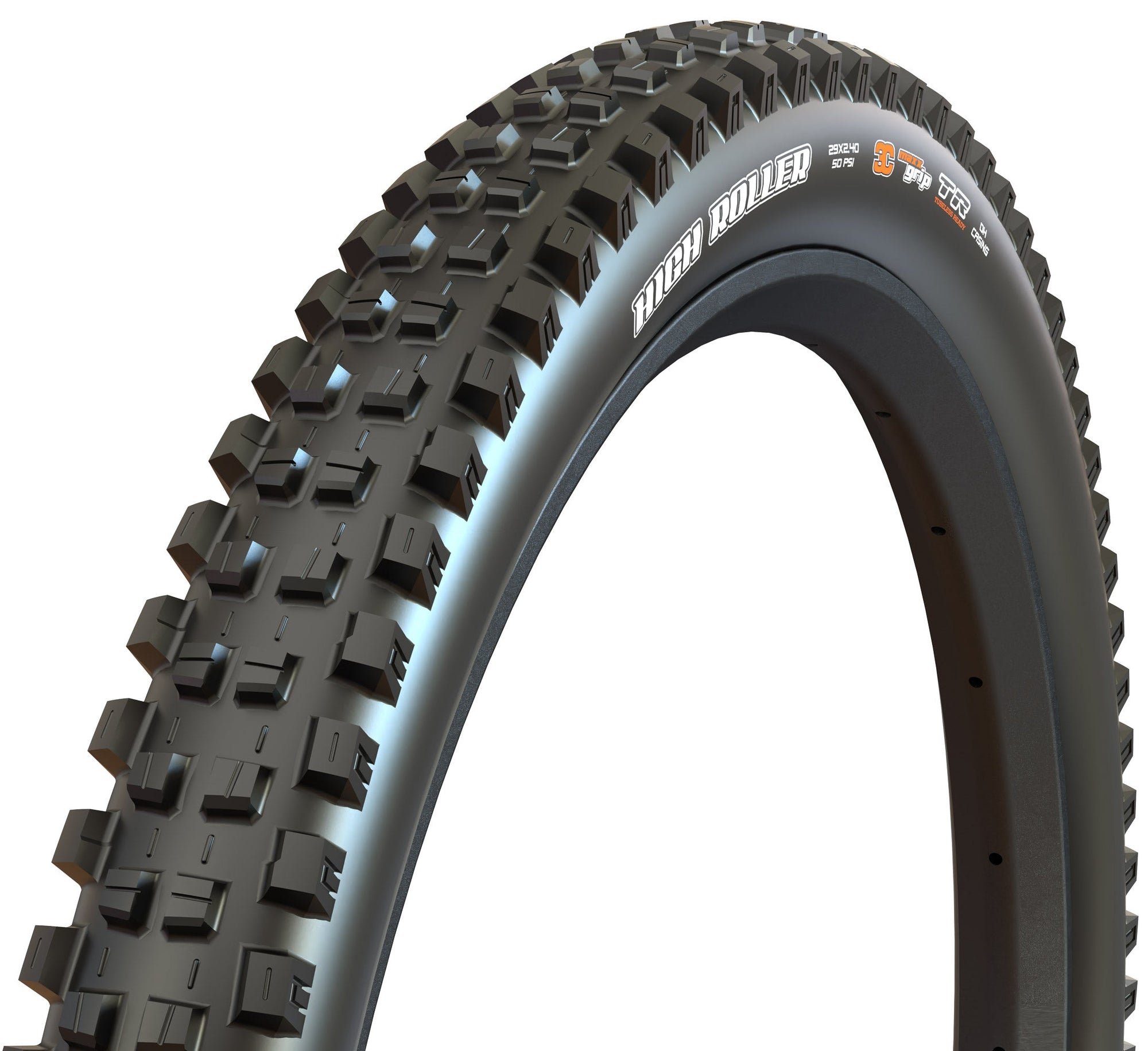 Maxxis High Roller III 27.5 x 2.40 Folding 60 TPI EXO+ 3C MaxxGrip TR Tyre - Black