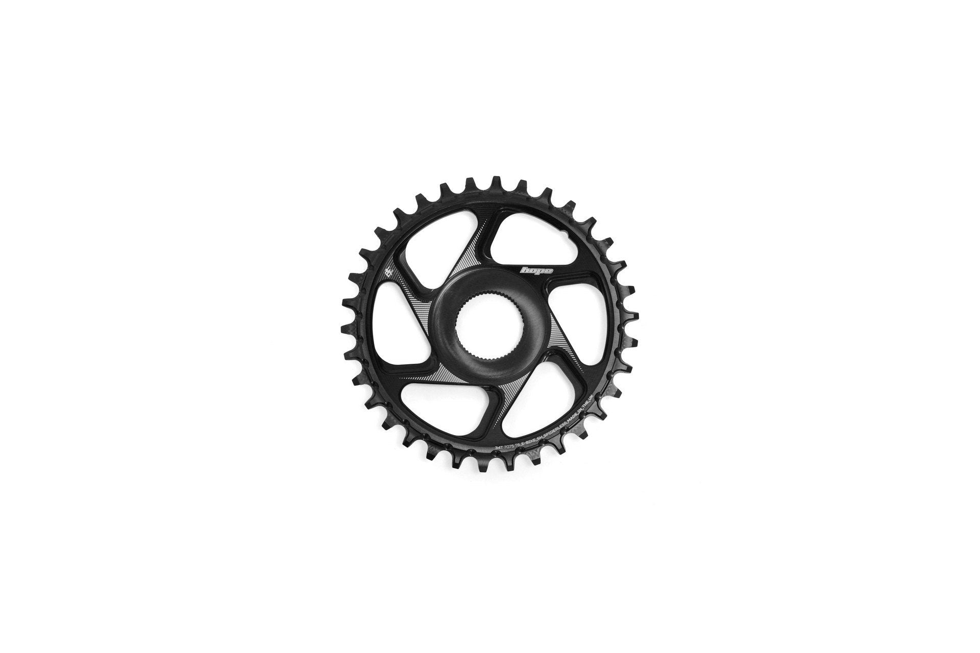 Hope R22 E-Bike Chainring Shimano - 34 Teeth Black