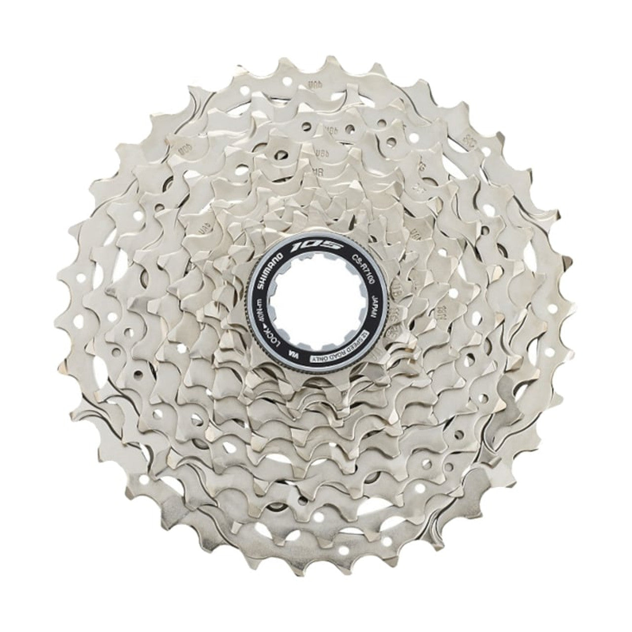 Shimano 105 CS-R7101 11-34T 12sp Road Cassette Silver