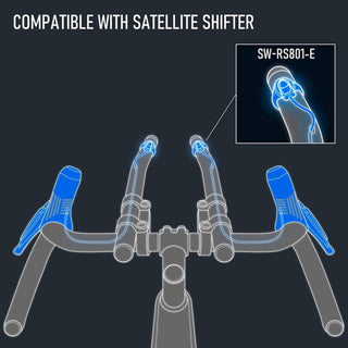 Shimano GRX ST-RX825 Left Di2 Shift-Brake Lever With WBR-RX820 Hydraulic Rear Disc Brake