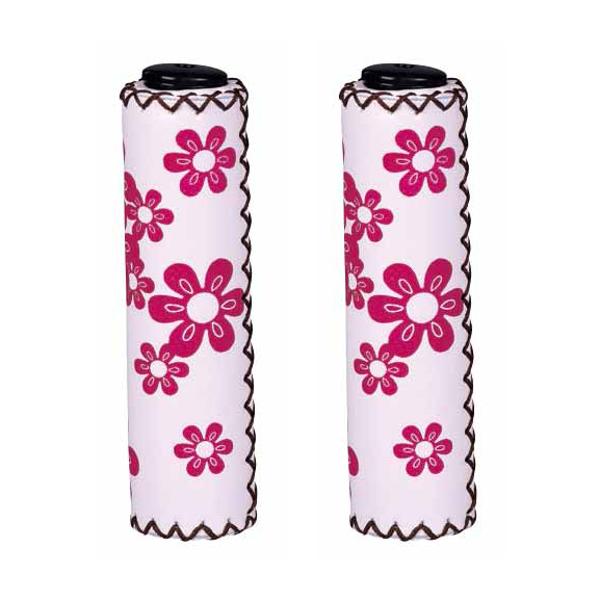 KWT Cruiser Bike Grips 130mm - Pink Floral