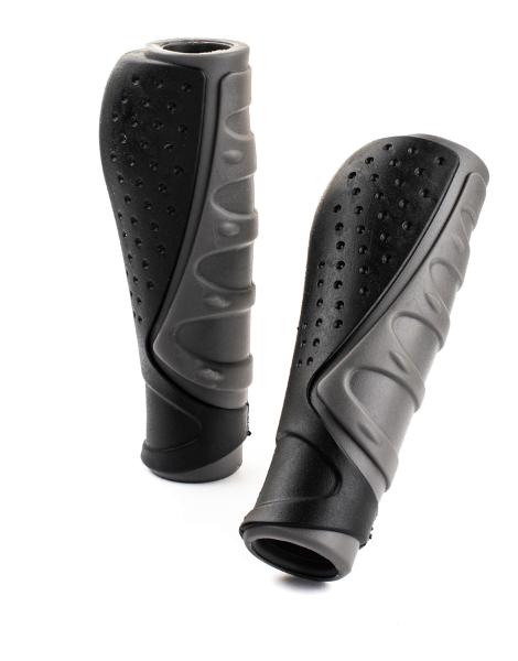 QBP Ergonomic Comfort Bike Grips Dual Tone 130mm