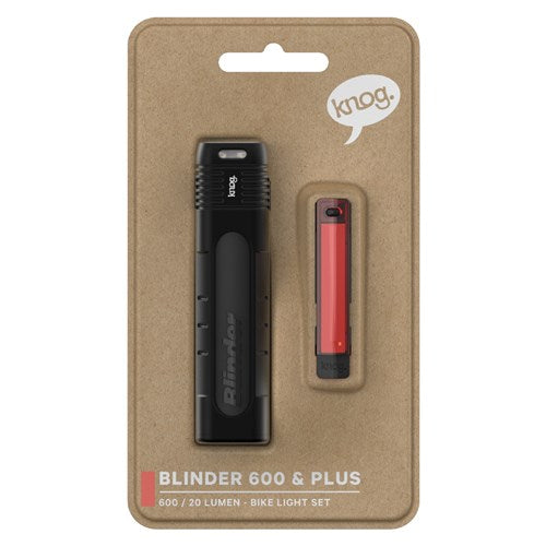 Knog Blinder 600 &amp; Plus 20 Rear Bike Light Set
