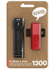 Knog Blinder 1300 & Blinder R-150 Rear Bike Light Set