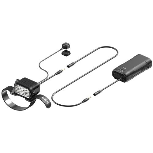 Knog Blinder X 1800 with Battery and Bike/Helmet Mounts