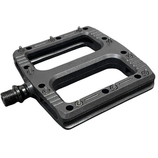 RYFE Launcher MTB Flat Pedals Nylon Fibre Composite With Sealed Bearings - Black